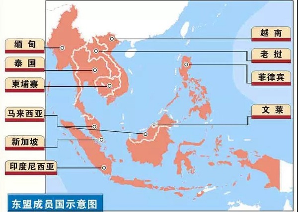 而且,自2010年1月1日开始,中国与东盟十国组建的自由贸易区正式启动